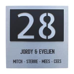 Naamplaat Voordeur Amersfoort